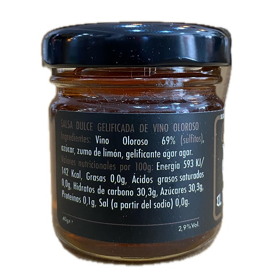 SALSA DULCE DE VINO OLOROSO EL TESORILLO 40 G – SABOR INTENSO DESDE SA
