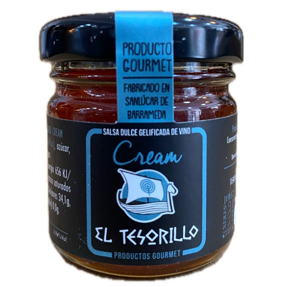 SALSA DULCE DE VINO CREAM EL TESORILLO 40 G – TRADICIÓN Y DULZURA DE S