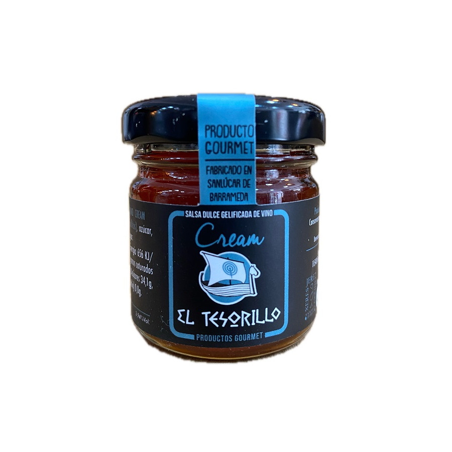 SALSA DULCE DE VINO CREAM EL TESORILLO 40 G – TRADICIÓN Y DULZURA DE S