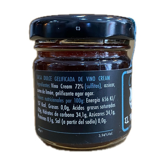 SALSA DULCE DE VINO CREAM EL TESORILLO 40 G – TRADICIÓN Y DULZURA DE S