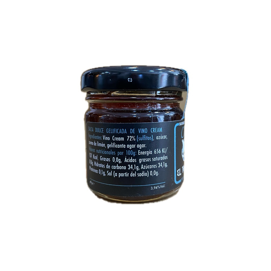 SALSA DULCE DE VINO CREAM EL TESORILLO 40 G – TRADICIÓN Y DULZURA DE S