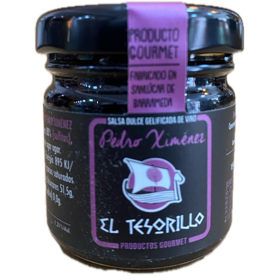 SALSA DULCE DE VINO PEDRO XIMÉNEZ EL TESORILLO 40 G – DELICIA GOURMET 