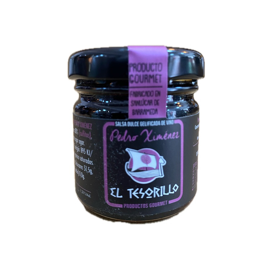 SALSA DULCE DE VINO PEDRO XIMÉNEZ EL TESORILLO 40 G – DELICIA GOURMET 