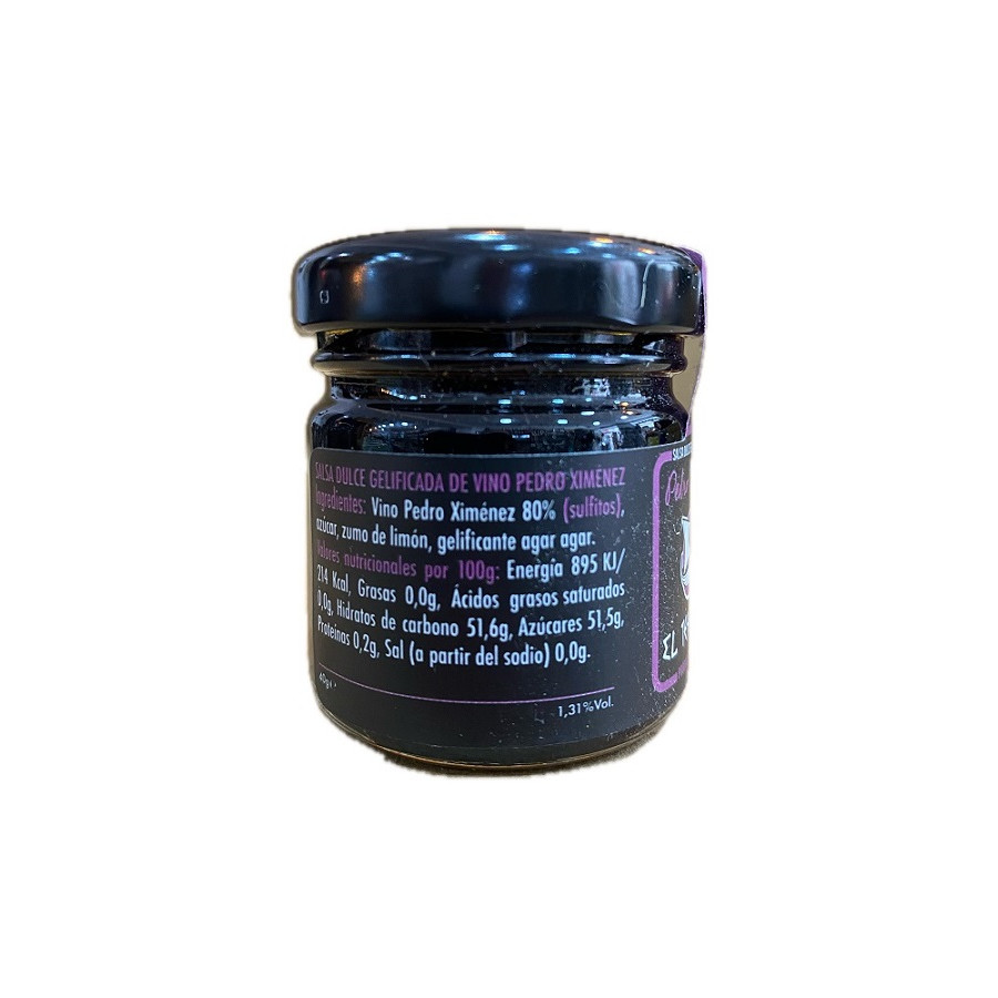 SALSA DULCE DE VINO PEDRO XIMÉNEZ EL TESORILLO 40 G – DELICIA GOURMET 