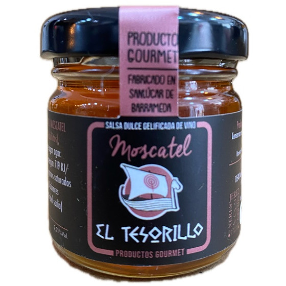 SALSA DULCE DE VINO MOSCATEL EL TESORILLO 40 G – ARTESANÍA GOURMET DE 