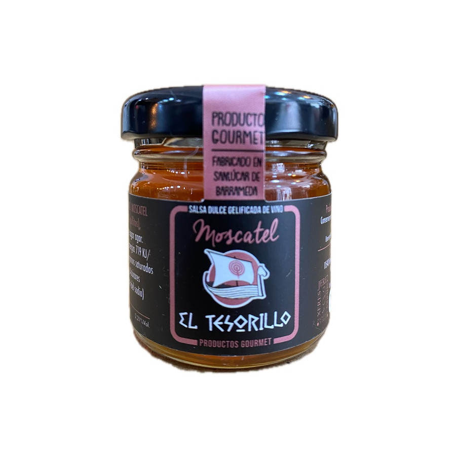 SALSA DULCE DE VINO MOSCATEL EL TESORILLO 40 G – ARTESANÍA GOURMET DE 