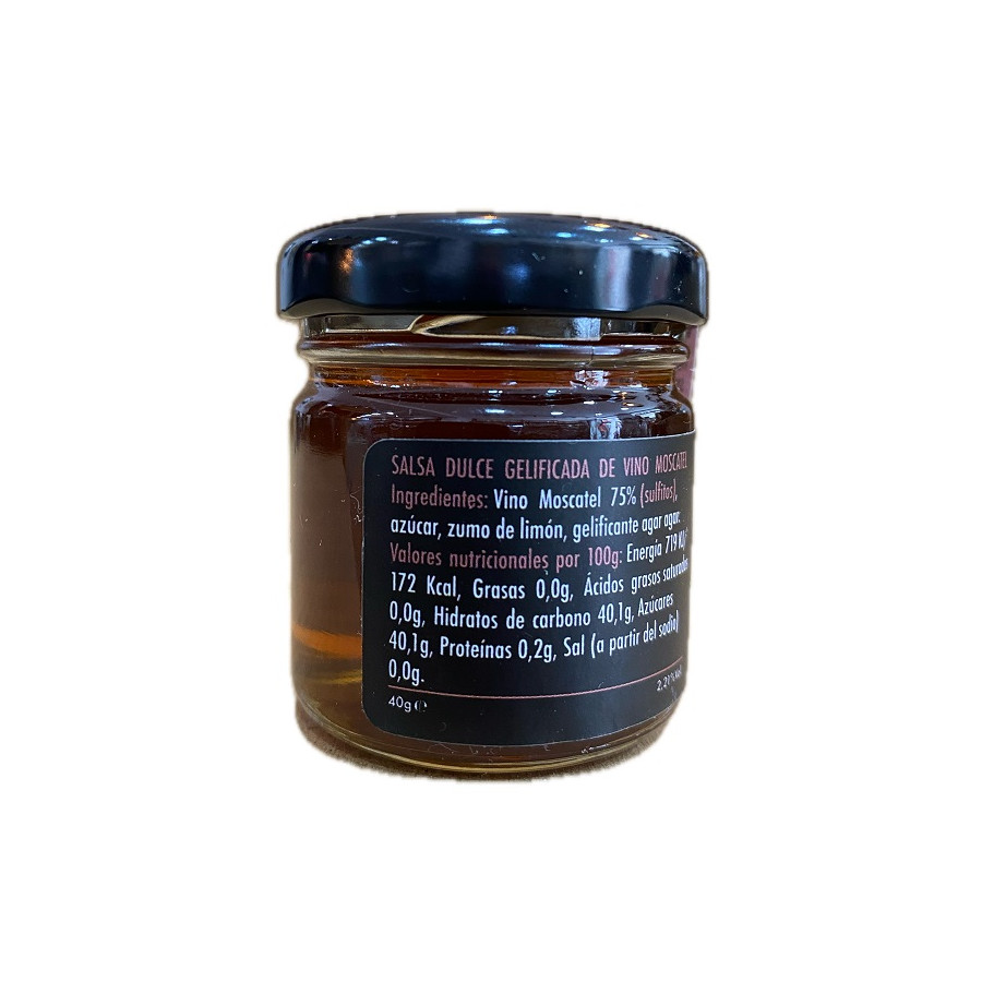 SALSA DULCE DE VINO MOSCATEL EL TESORILLO 40 G – ARTESANÍA GOURMET DE 
