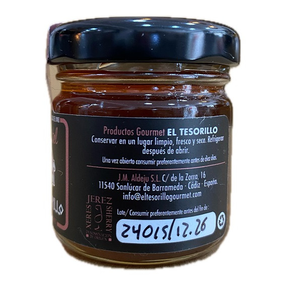 SALSA DULCE DE VINO MOSCATEL EL TESORILLO 40 G – ARTESANÍA GOURMET DE 