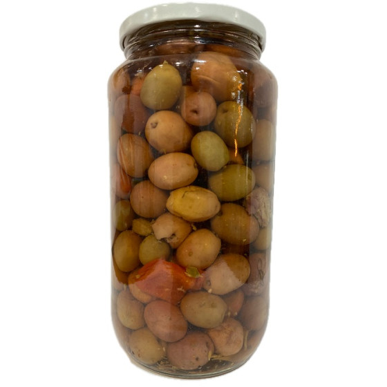 ACEITUNAS PARTIDA ALIÑADA NATURAL LA ERMITA 1.350 G – GOURMET DE CÁDIZ