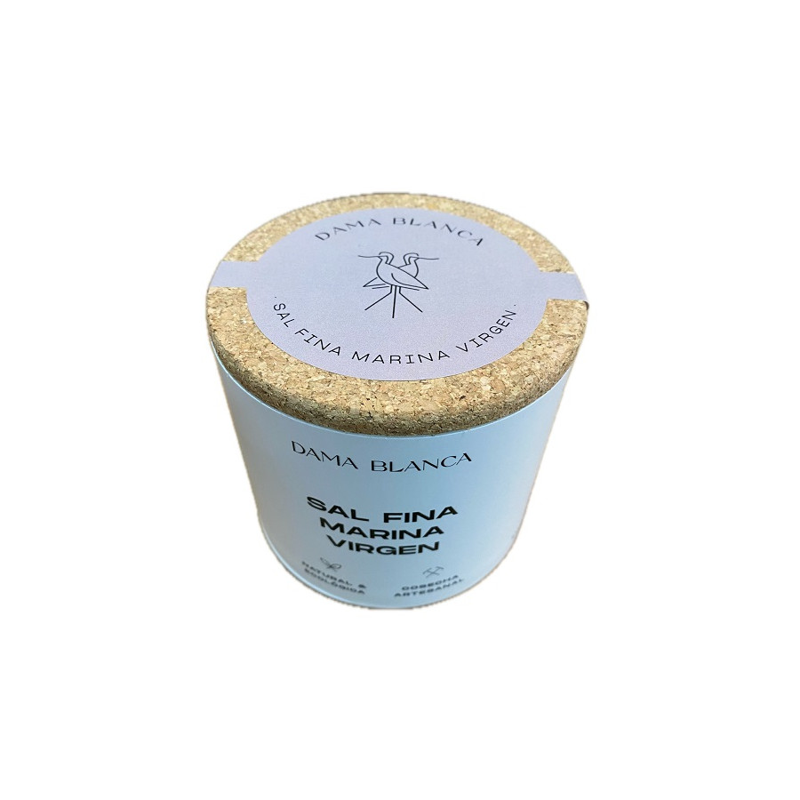 SAL MARINA VIRGEN FINA 500 g DAMA BLANCA ARTESANAL Y ECOLÓGICA DE CÁDI