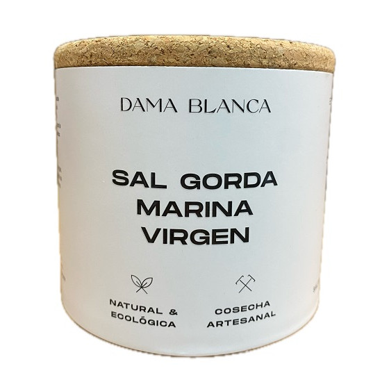 SAL MARINA VIRGEN GORDA 500 g. DAMA BLANCA  ARTESANAL Y ECÓLOGICA DE C