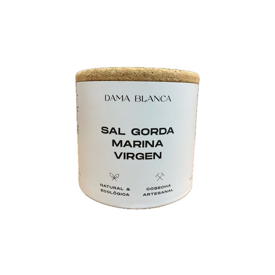 SAL MARINA VIRGEN GORDA 500 g. DAMA BLANCA  ARTESANAL Y ECÓLOGICA DE C