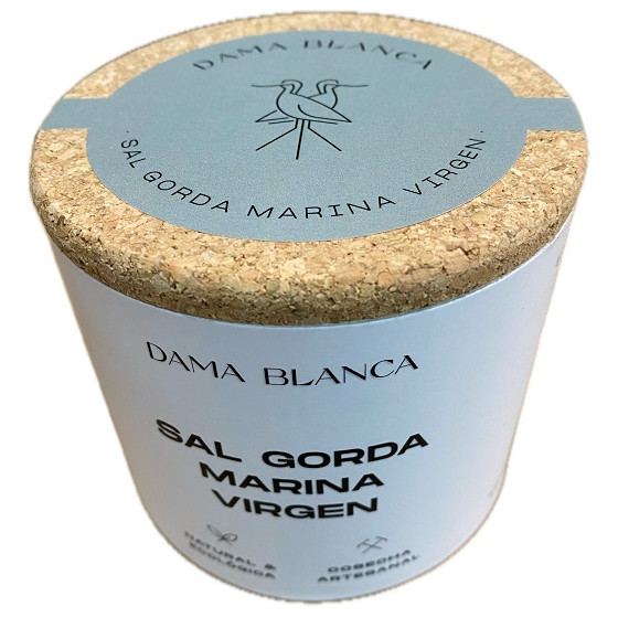 SAL MARINA VIRGEN GORDA 500 g. DAMA BLANCA  ARTESANAL Y ECÓLOGICA DE C
