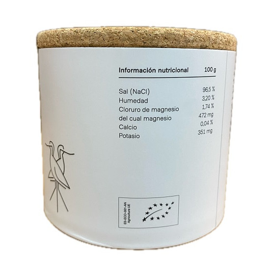 SAL MARINA VIRGEN GORDA 500 g. DAMA BLANCA  ARTESANAL Y ECÓLOGICA DE C