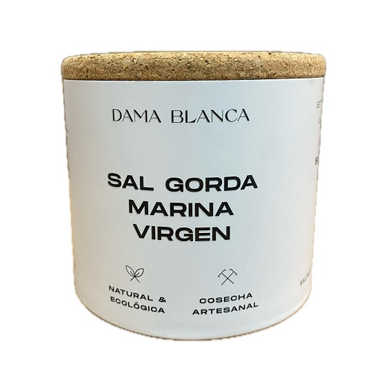 SAL MARINA VIRGEN GORDA 500 g. DAMA BLANCA  ARTESANAL Y ECÓLOGICA DE C