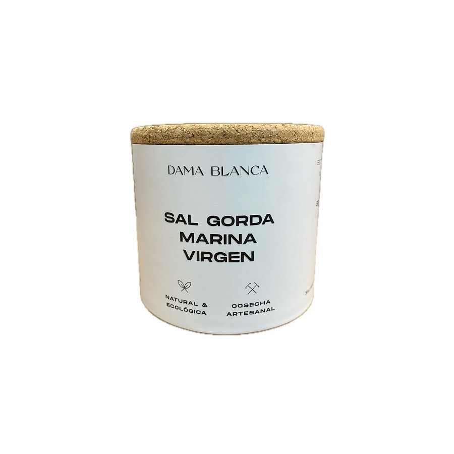 SAL MARINA VIRGEN GORDA 500 g. DAMA BLANCA  ARTESANAL Y ECÓLOGICA DE C
