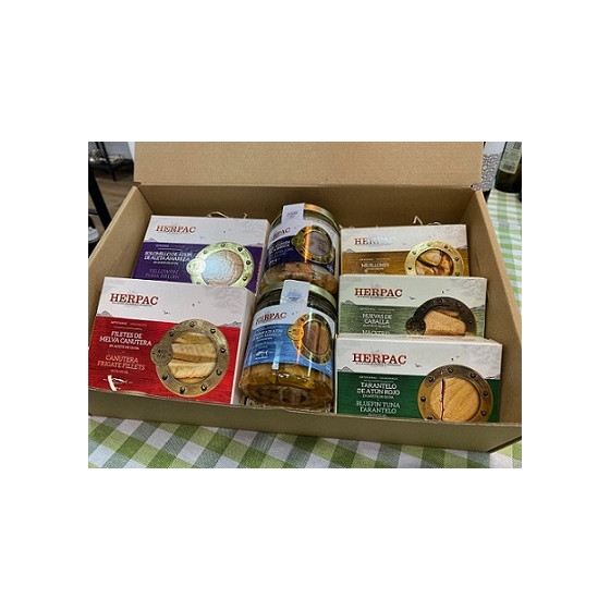 CAJA SURTIDA CONSERVAS HERPAC SELECCIÓN PREMIUM EXCLUSIVA AIRES DE CÁD