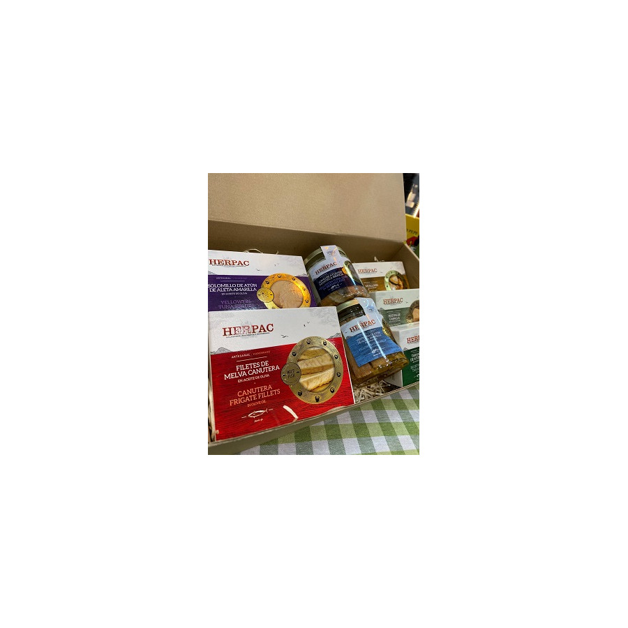 CAJA SURTIDA CONSERVAS HERPAC SELECCIÓN PREMIUM EXCLUSIVA AIRES DE CÁD