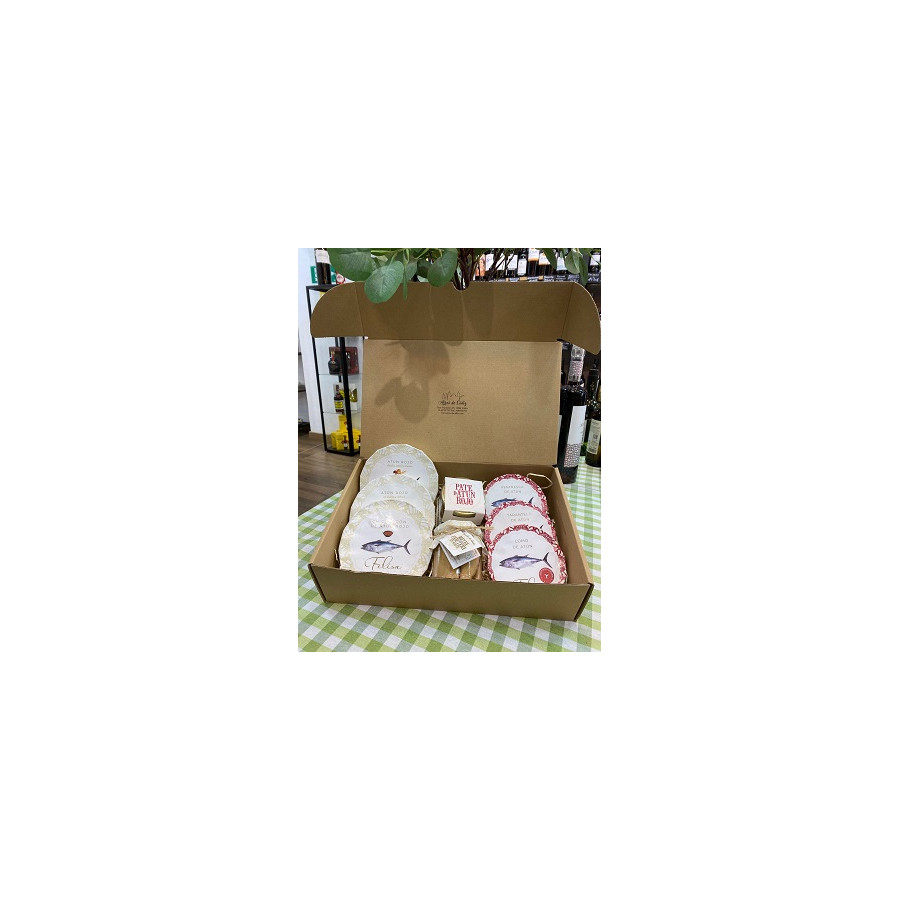CAJA SURTIDA CONSERVAS FELISA GOURMET ATÚN ROJO EXCLUSIVA AIRES DE CÁD