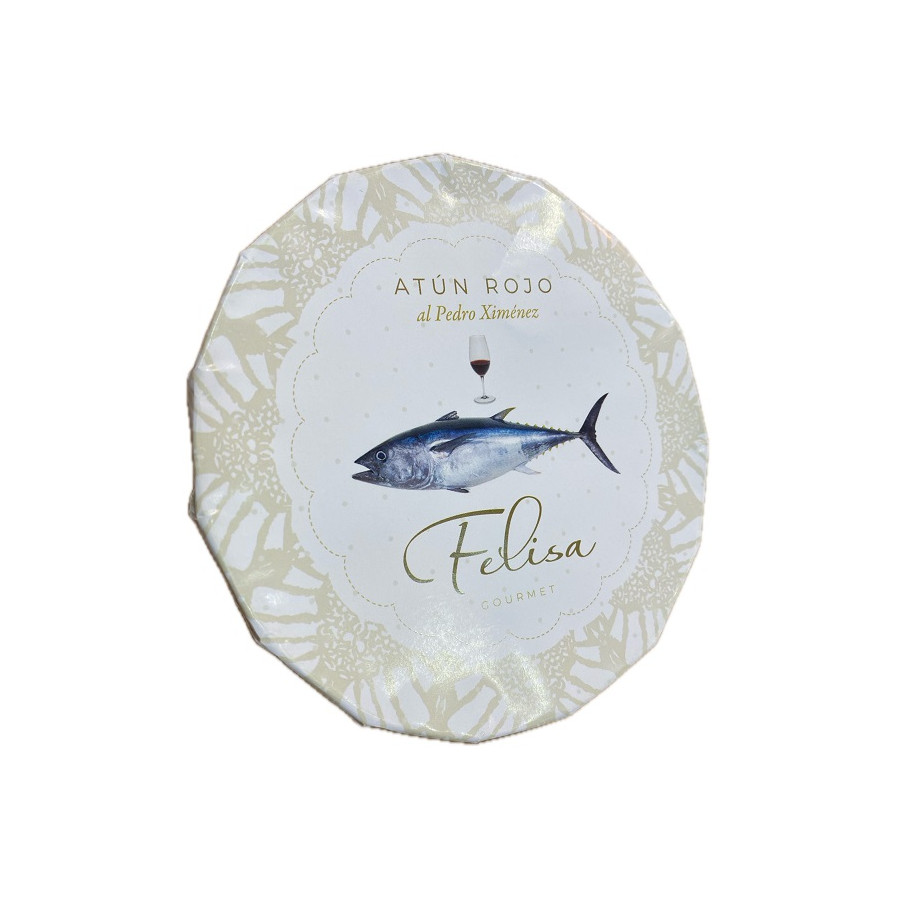 ATÚN ROJO DE BARBATE AL PEDRO XIMÉNEZ FELISA GOURMET LATA 265 G