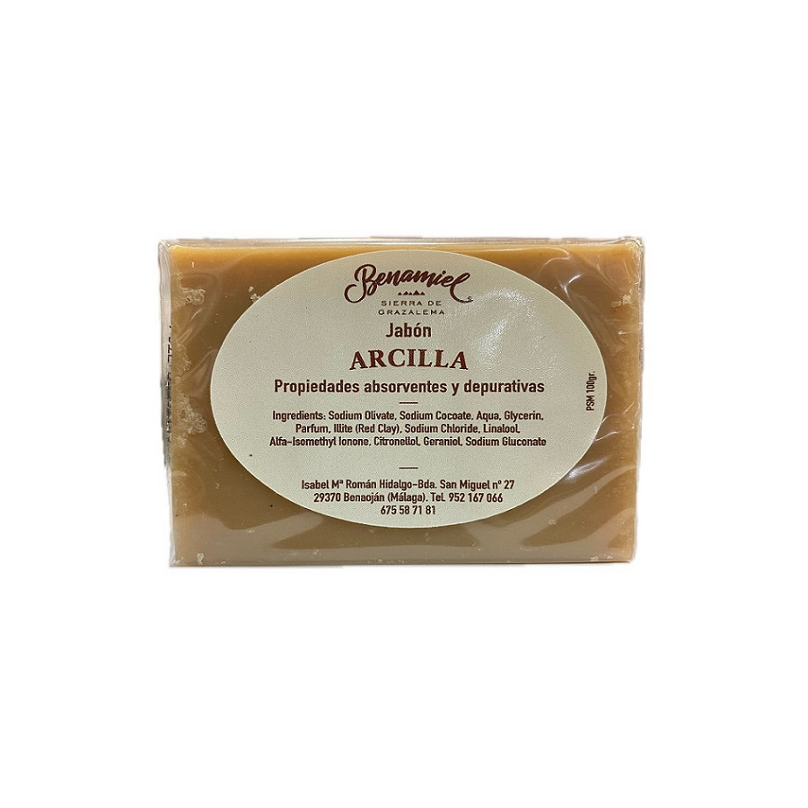 JABÓN DE ARCILLA BENAMIEL 100G PROPIEDADES DEPURATIVAS