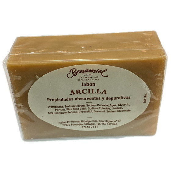 JABÓN DE ARCILLA BENAMIEL 100G PROPIEDADES DEPURATIVAS