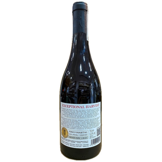XIMÉNEZ SPÍNOLA EXCEPTIONAL HARVEST 75CL PEDRO XIMÉNEZ RECOLECCIÓN TAR