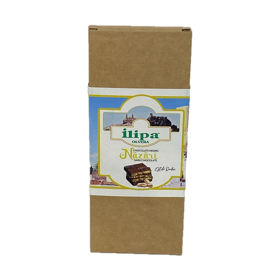 CHOCOLATE NEGRO 70% ILIPA 150G – ESTILO DUBÁI PISTACHOS