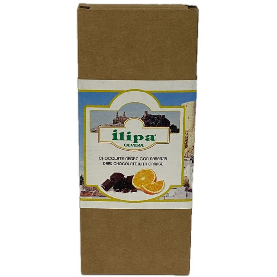 CHOCOLATE NEGRO 70% ILIPA 100G – CON NARANJA