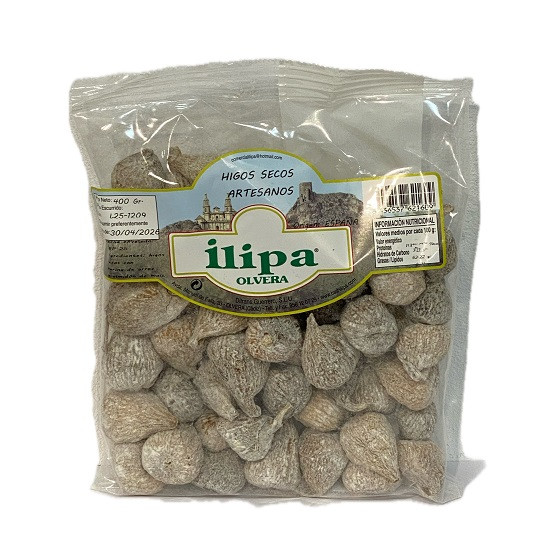 HIGOS SECOS ARTESANOS ILIPA 400G – SIN GLUTEN