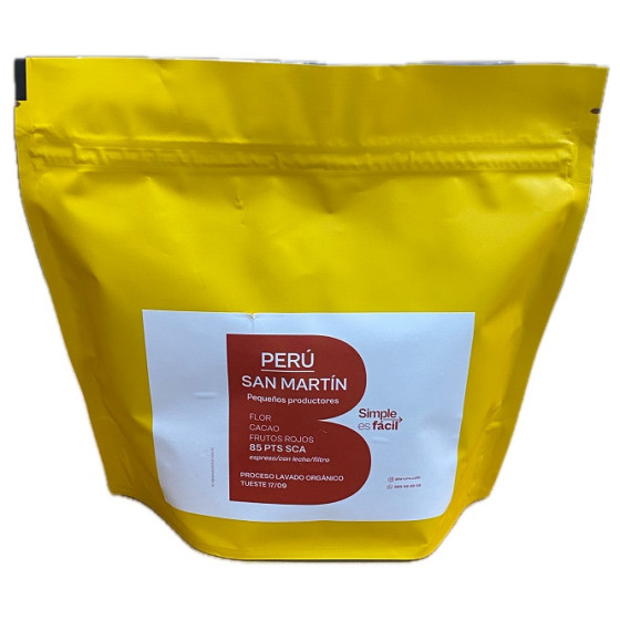 CAFÉ EN GRANO PERÚ SAN MARTÍN 250G – ESPECIALIDAD ORGÁNICO