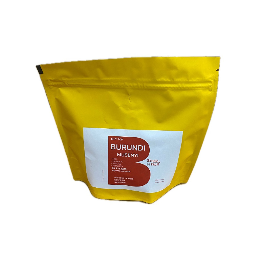 CAFÉ EN GRANO BURUNDI MUSENYI 250G – ESPECIALIDAD BOURBON