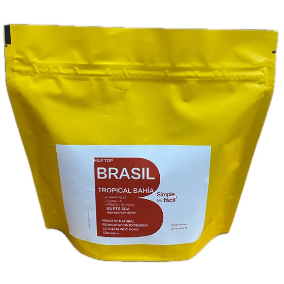 CAFÉ EN GRANO BRASIL TROPICAL BAHÍA 250G – ESPECIALIDAD 85 SCA