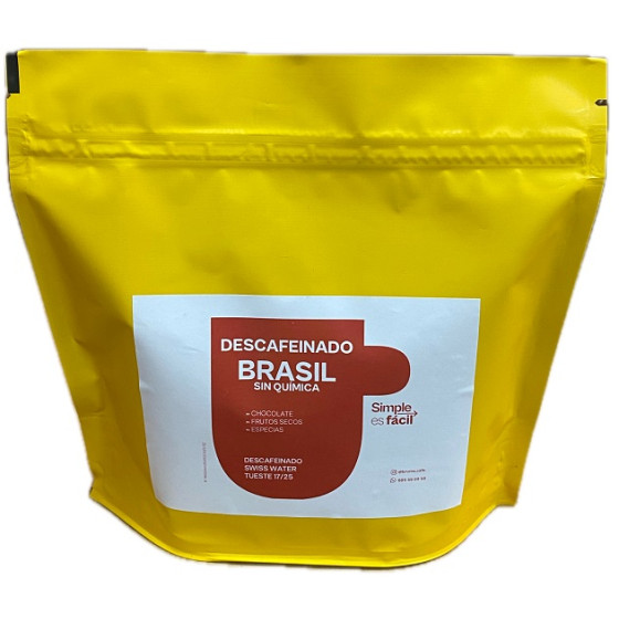 CAFÉ EN GRANO BRASIL DESCAFEINADO 250G – SWISS WATER