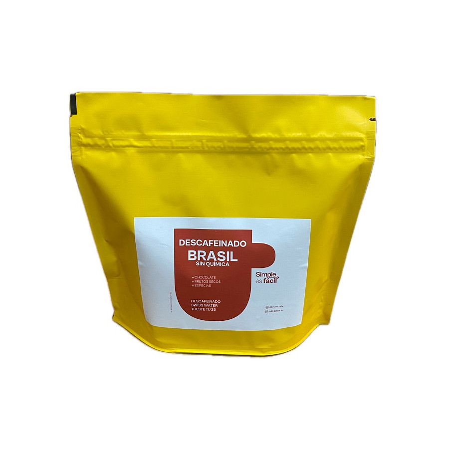CAFÉ EN GRANO BRASIL DESCAFEINADO 250G – SWISS WATER