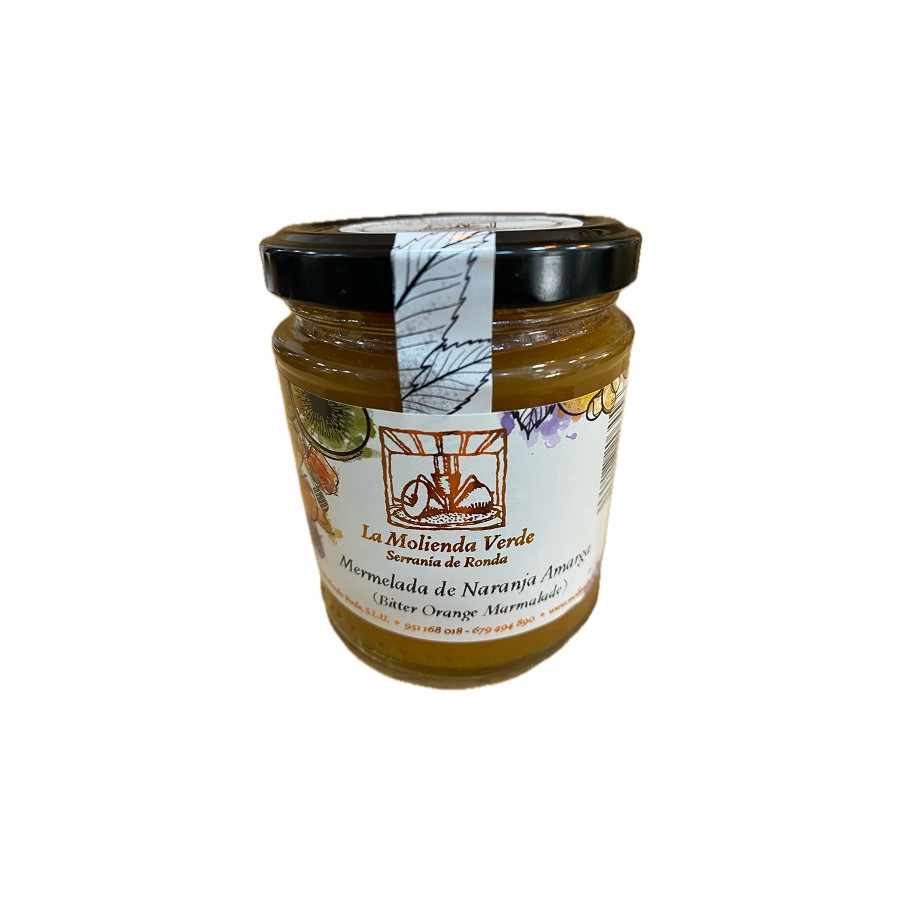 MERMELADA DE NARANJA AMARGA 275 G LA MOLIENDA VERDE ARTESANAL