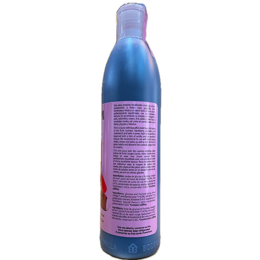 SALSA BALSÁMICA DE FRUTOS DEL BOSQUE 600G PÁEZ MORILLA JEREZ