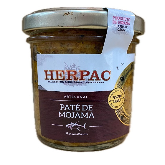 PATÉ DE MOJAMA TARRO 105g. HERPAC BARBATE