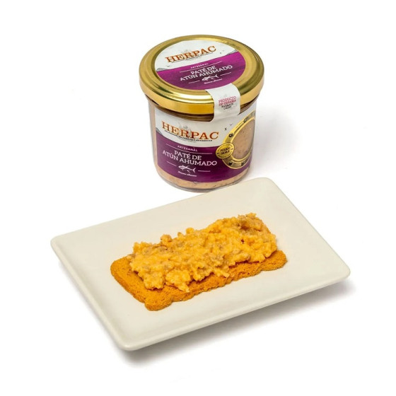 PATÉ DE ATÚN AHUMADO 105g. HERPAC BARBATE.