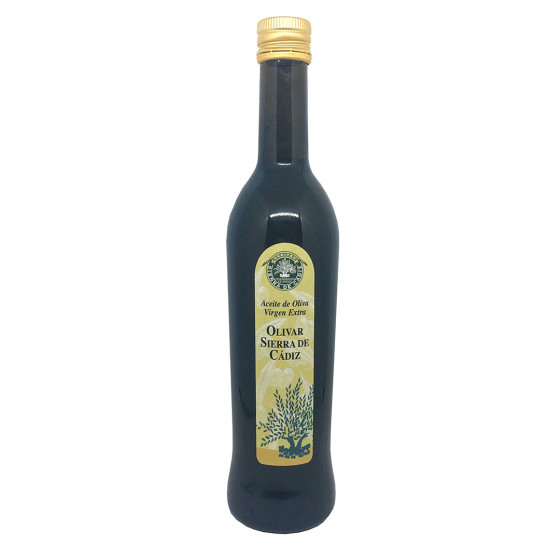 ACEITE DOP OLIVAR SIERRA DE CÁDIZ BOTELLA VIDRIO 500 ml.
