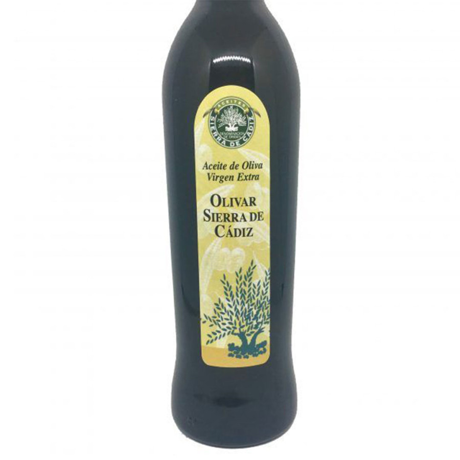 ACEITE DOP OLIVAR SIERRA DE CÁDIZ BOTELLA VIDRIO 500 ml.