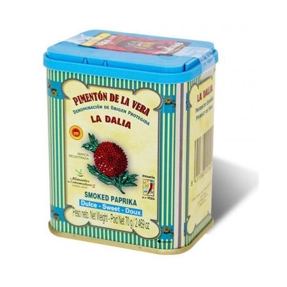 PIMENTÓN DE LA VERA LA DALIA DULCE LATA 70g