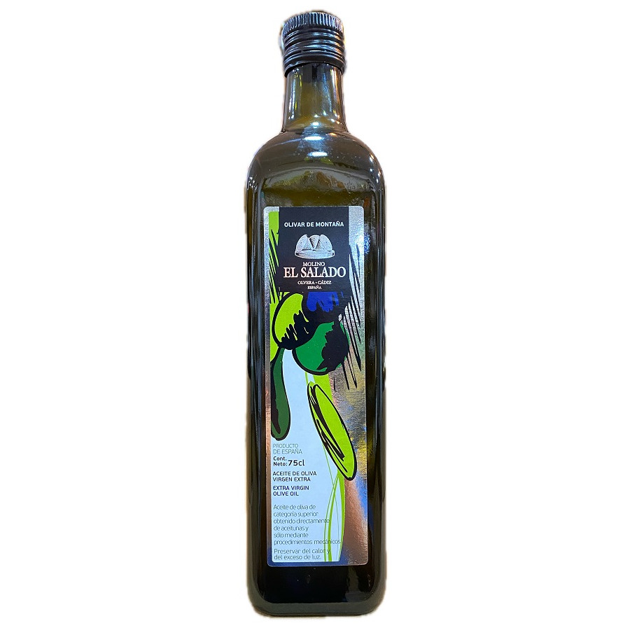 ACEITE DE OLIVA VIRGEN EXTRA MOLINO SALADO 750 ML (OLVERA, CÁDIZ)