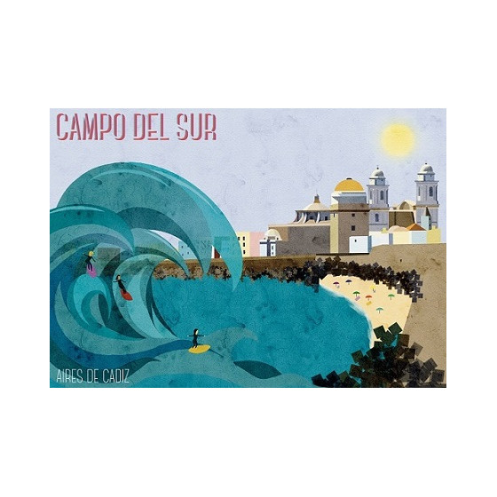 IMÁN SOUVENIR CAMPO DEL SUR 10,5X7,5CM – FLEXIBLEV