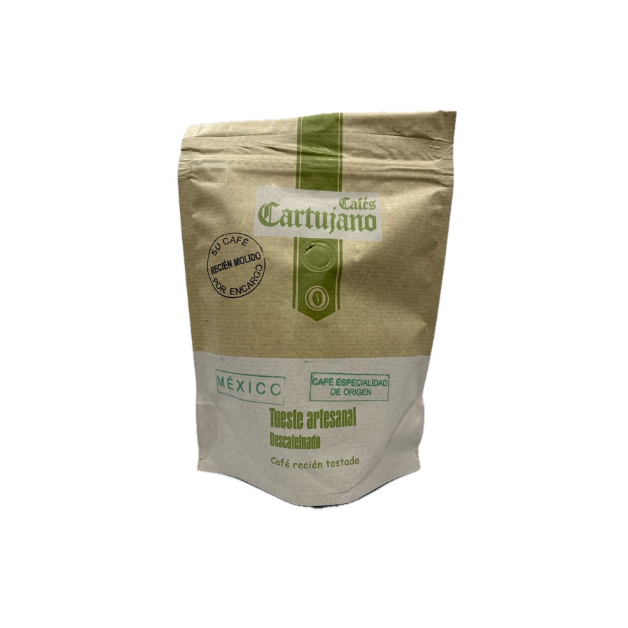CAFÉ DESCAFEINADO MÉXICO MOLIDO 250g ESPECIALIDAD CAFÉS CARTUJANO SAN 