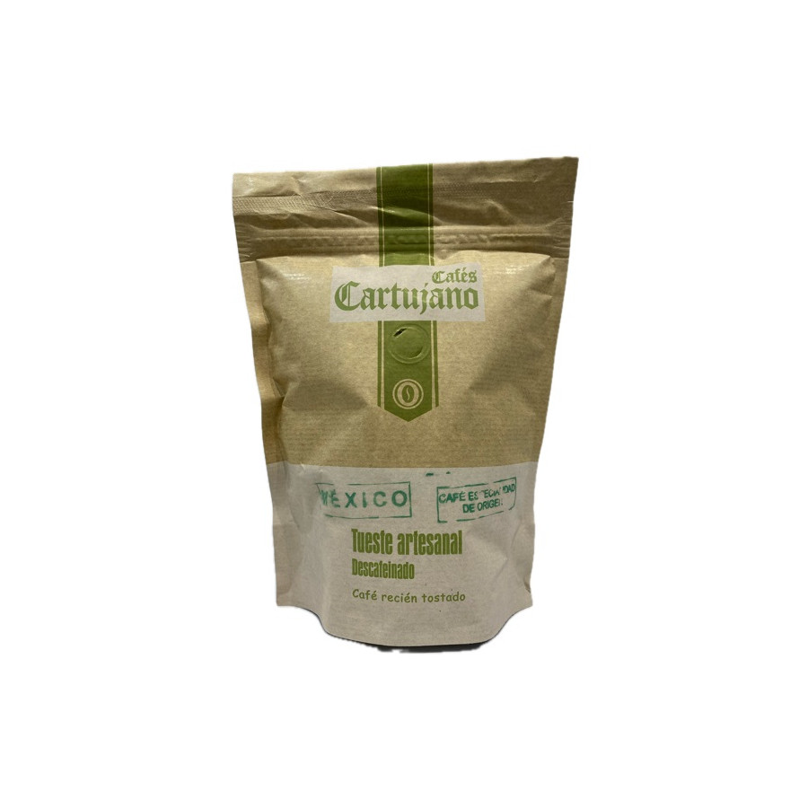 CAFÉ DESCAFEINADO MÉXICO EN GRANO 250g ESPECIALIDAD CAFÉS CARTUJANO SA