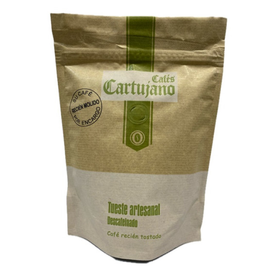 CAFÉ DESCAFEINADO MOLIDO 250g ESPECIALIDAD CAFÉS CARTUJANO SAN JOSÉ DE