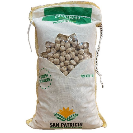 GARBANZOS GRAN SELECCIÓN 1 KG COOPERATIVA AGRÍCOLA SAN PATRICIO (CONIL