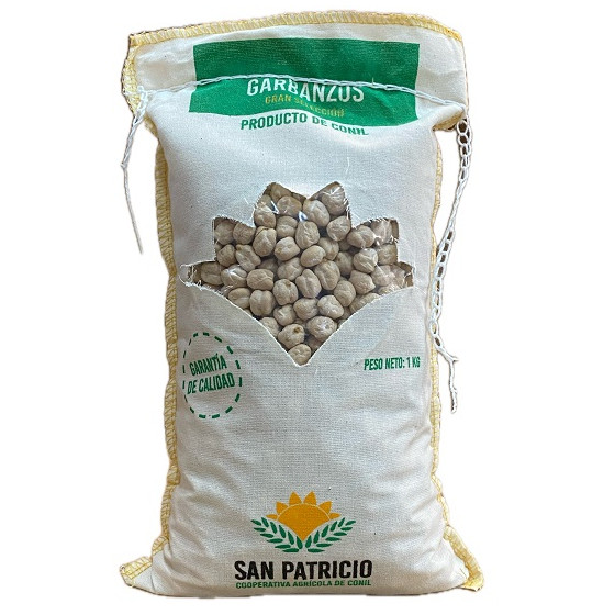 GARBANZOS GRAN SELECCIÓN 1 KG COOPERATIVA AGRÍCOLA SAN PATRICIO (CONIL