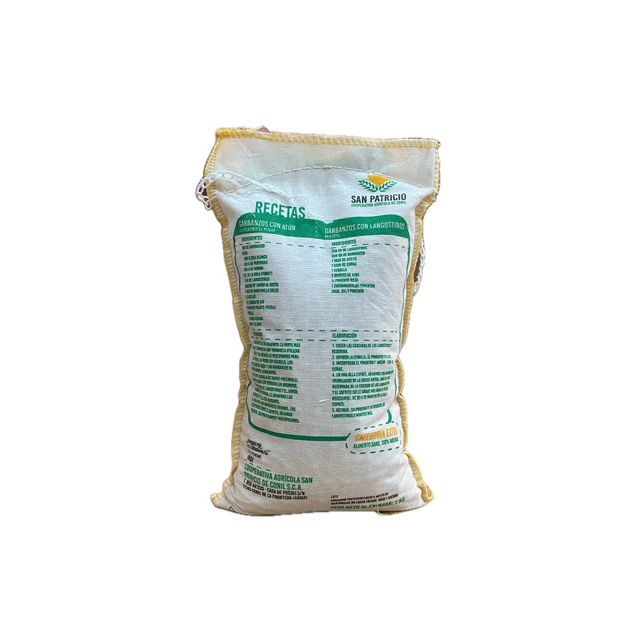 GARBANZOS VARIEDAD KASIN 1 KG COOPERATIVA AGRÍCOLA SAN PATRICIO (CONIL